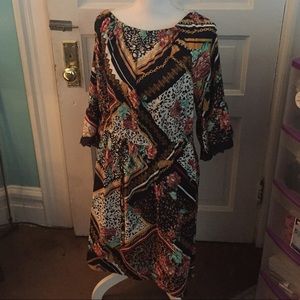 Off-Shoulder Multi-Patterned Summer dress